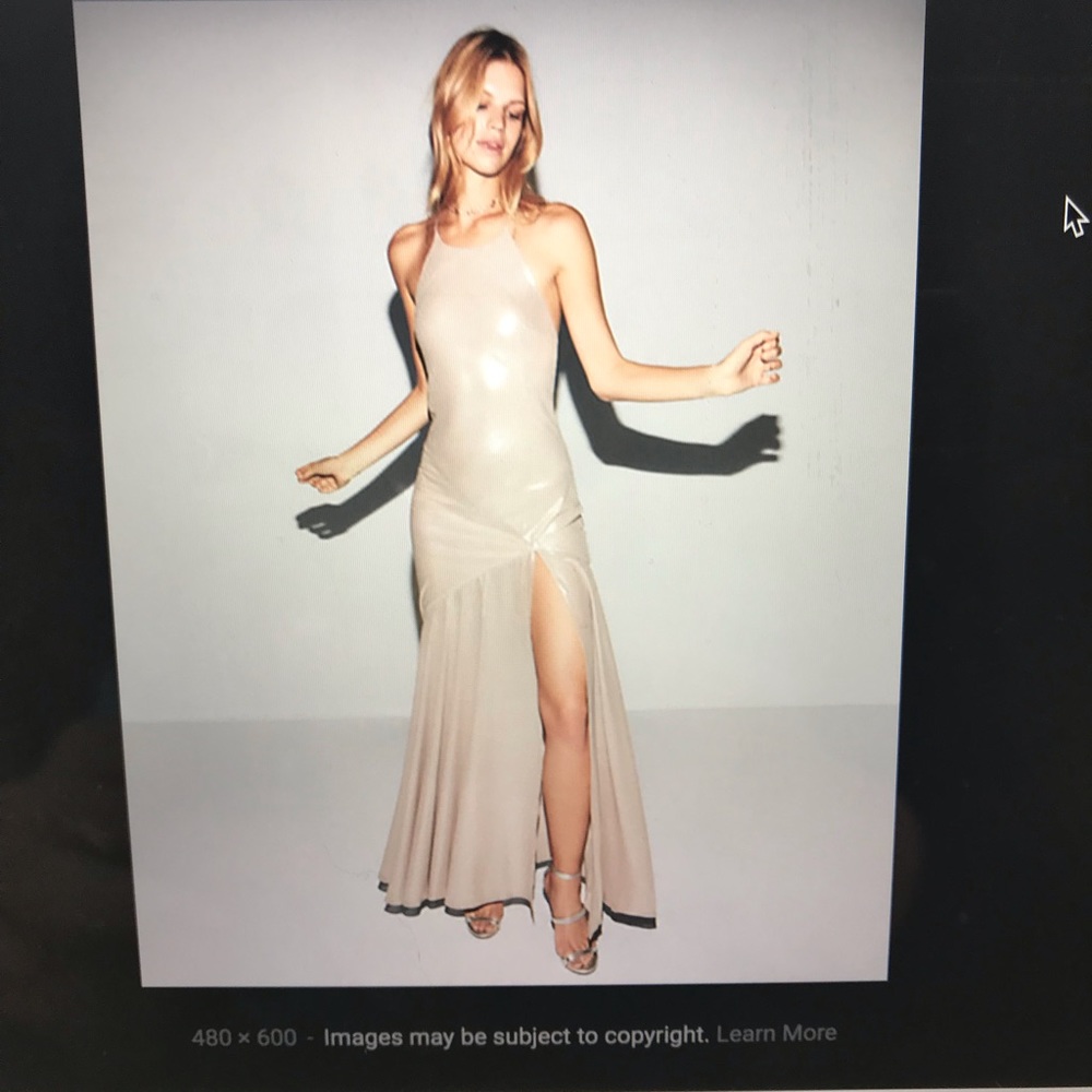Long Satin Party Maxi dress